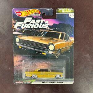 Hot Wheels '66 Chevy Nova Die-Cast Car